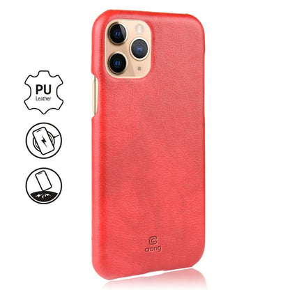 Crong Essential Cover – PU odos dėklas iPhone 11 Pro (raudonas)