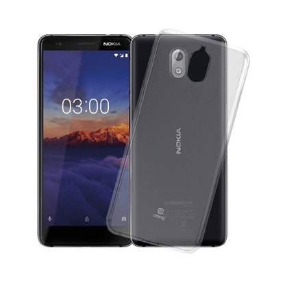 Crong Crystal Slim Cover – Apsauginis dėklas skirtas Nokia 3.1 (skaidrus)