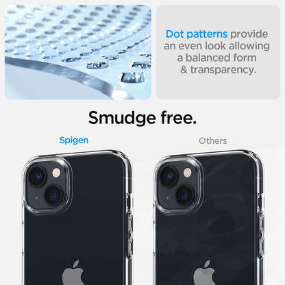 "Spigen Crystal Pack" - "iPhone 15 Plus" / "iPhone 14 Plus" dėklo rinkinys + apsauginis stiklas (skaidrus)