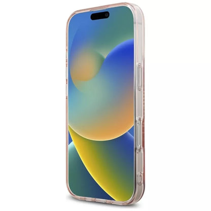 Karl Lagerfeld IML kalnų krištolai „Karl Head“ – dėklas, skirtas „iPhone 16 Pro Max“ (rožinė)