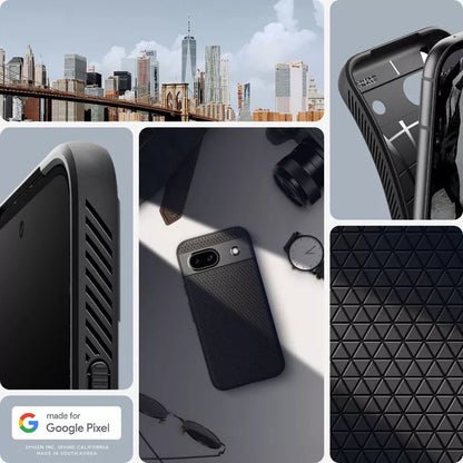 Spigen Liquid Air – dėklas Google Pixel 8A (matinė juoda)