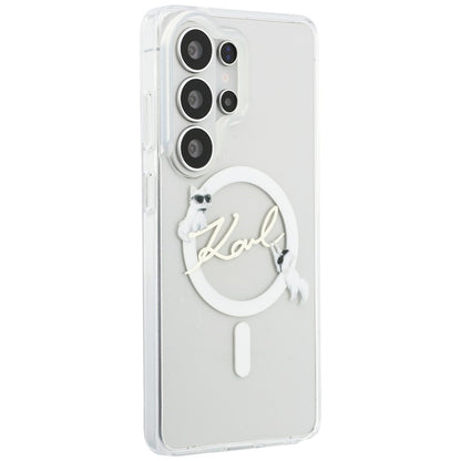 Karl Lagerfeld IML KC Script MagSafe - Samsung Galaxy S26 Ultra dėklas (Skaidrus)