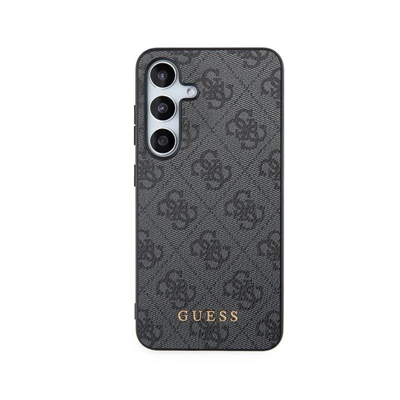 Guess 4G Metal Gold Logo – Dėklas Samsung Galaxy S24 (juodas)