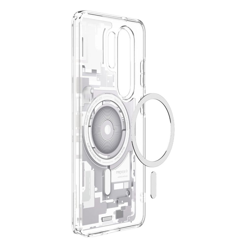 Spigen Ultra Hybrid Mag MagSafe - Dėklas Samsung Galaxy S26 Ultra (Zero One White)