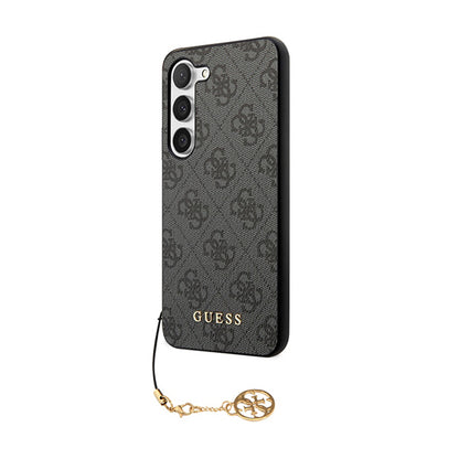 Guess 4G Charms Collection - dėklas Samsung Galaxy A35 5G (juodas)