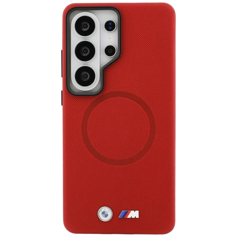 BMW M Metal Logo MagSafe - Samsung Galaxy S26 Ultra dėklas (Raudonas)