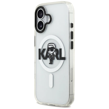 Karl Lagerfeld IML Karl Sketch Logo MagSafe - dėklas iPhone 17 (Skaidrus)