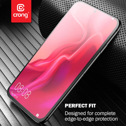 Crong 7D Nano lankstus stiklas – Neardus 9H hibridinis stiklas visam Samsung Galaxy S21 ekranui