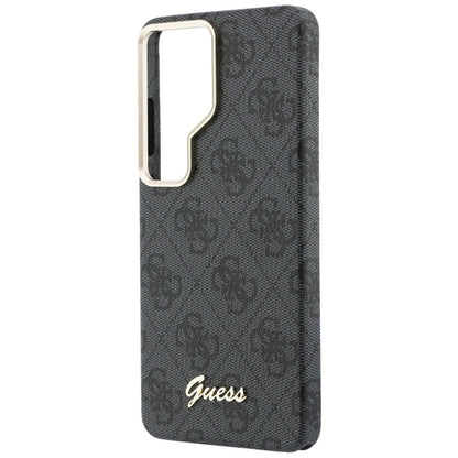 Guess 4G Script MagSafe dėklas - Samsung Galaxy S26 Ultra (juodas)