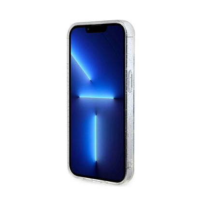 Karl Lagerfeld Karl & Choupette Glitter Magsafe – Dėklas, skirtas iPhone 15 Plus (Skaidrus)