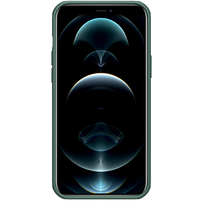 Nillkin Super Frosted Shield Pro - Dėklas skirtas Apple iPhone 13 Pro Max (gilus žalias)