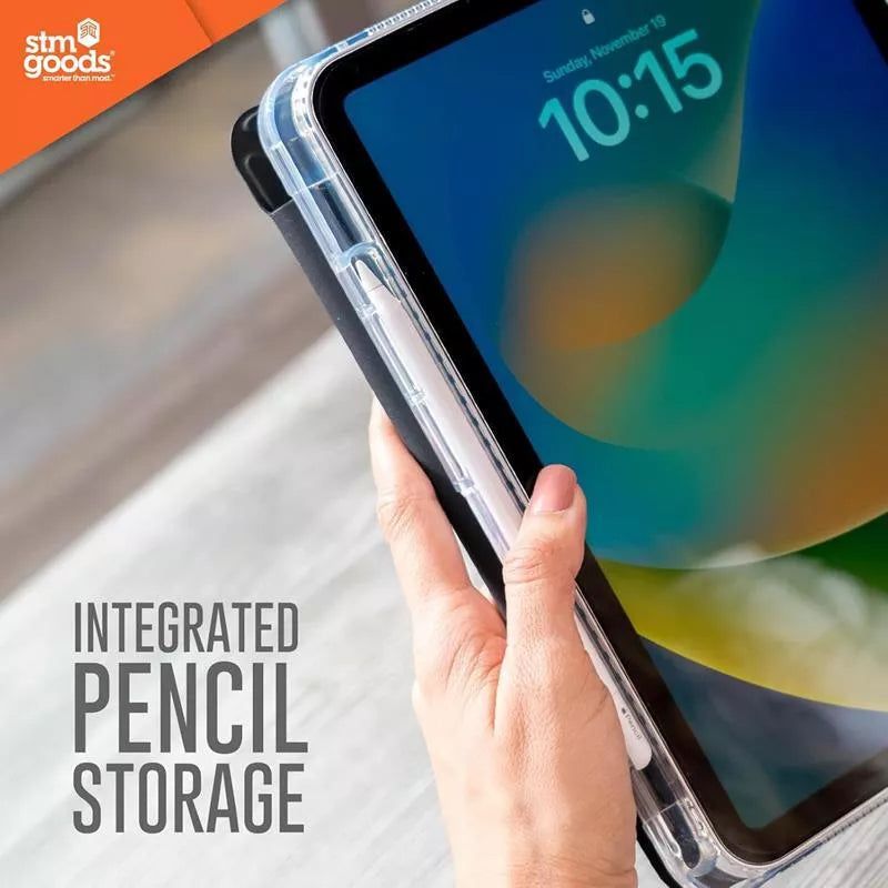 STM OPP – dėklas skirtas iPad Air 11” M3 (2025) / M2 (2024) (juodas)