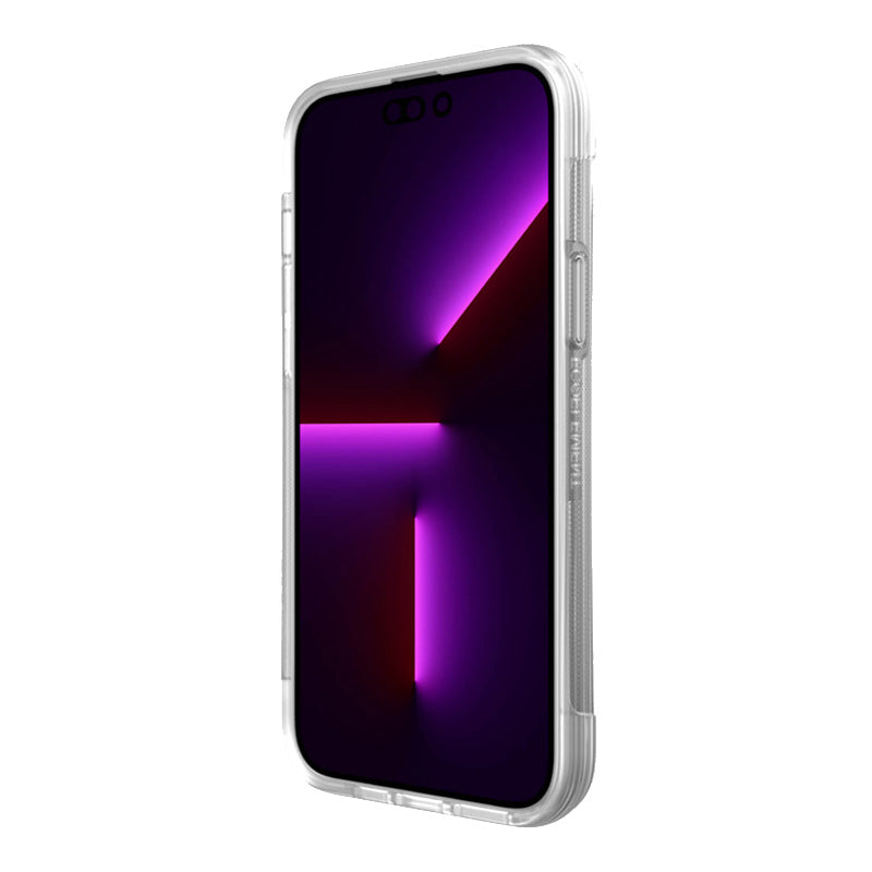 X-Doria Raptic Clutch MagSafe – biologiškai skaidomas dėklas, skirtas "iPhone 14 Plus" (išbandytas iki 3 m kritimas) (skaidrus)