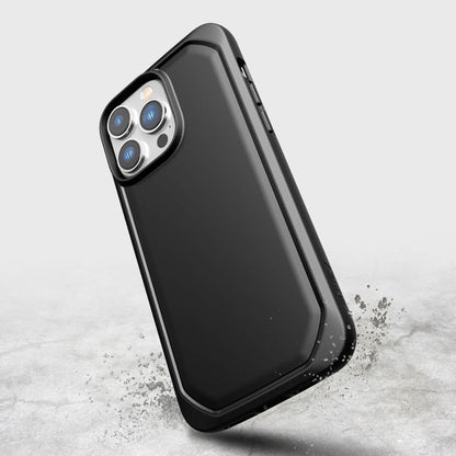 X-Doria Raptic Slim – biologiškai skaidomas dėklas iPhone 14 Pro Max (juodas)