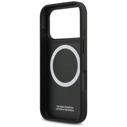 BMW M Perforated Stripe Logo MagSafe dėklas – iPhone 17 Pro (Mėlynas)