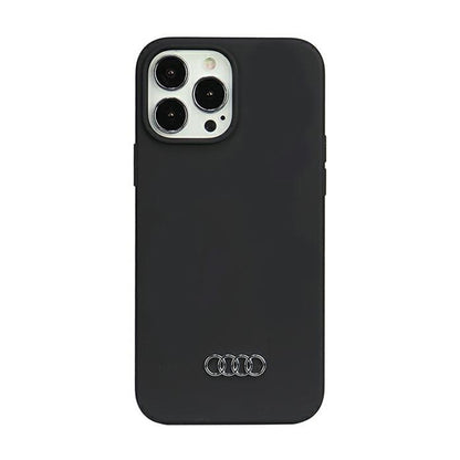 Audi silikoninis dėklas – dėklas, skirtas iPhone 13 Pro Max (Juoda)
