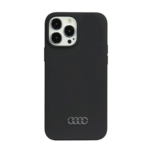 Audi silikoninis dėklas – dėklas, skirtas iPhone 13 Pro Max (Juoda)