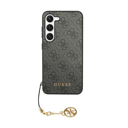 Guess 4G Charms Collection - dėklas Samsung Galaxy A35 5G (juodas)