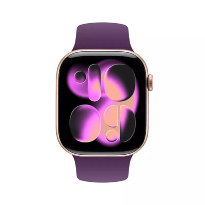 Crong Liquid - Dirželis skirtas Apple Watch 38/40/41/42 mm (slyvų)