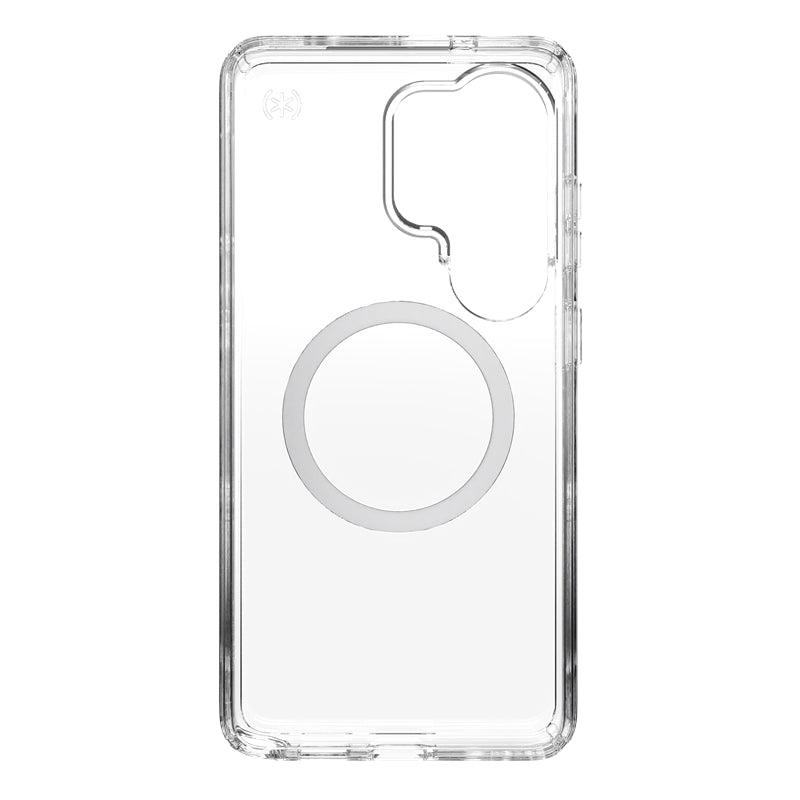 Speck Presidio Perfect-Clear Magnet - Samsung Galaxy S26 Ultra MagSafe dėklas (Skaidrus/Skaidrus/Sidabrinis)