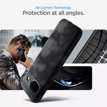 Spigen Liquid Air – dėklas Google Pixel 8A (matinė juoda)