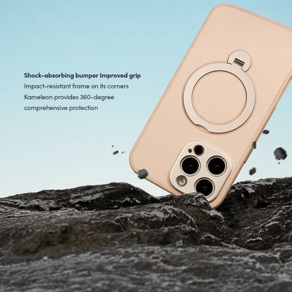 Moshi Kameleon MagSafe – dėklas skirtas iPhone 16 Pro Max su stovu (Shell Pink)