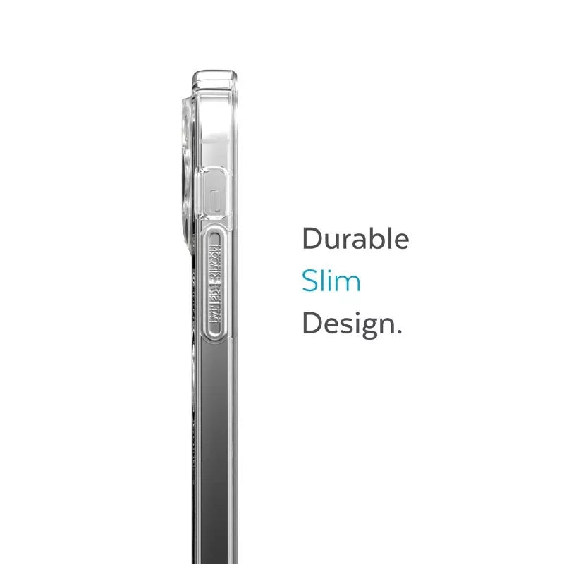 Speck Gemshell + MagSafe – dėklas iPhone 14 Pro su MICROBAN danga (skaidrus)