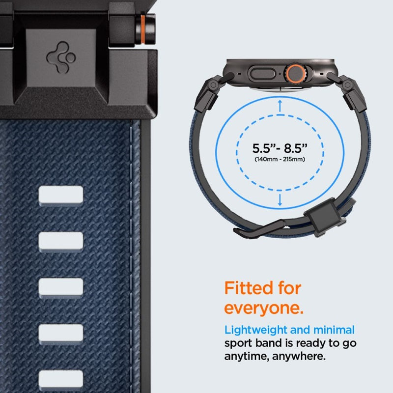 Spigen DuraPro Armor – apyrankė skirta Apple Watch 44/45/46/49 mm (tamsiai mėlyna)