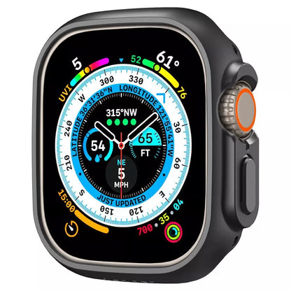 Spigen Thin Fit – dėklas skirtas „Apple Watch Ultra 49 mm“ (juodas)
