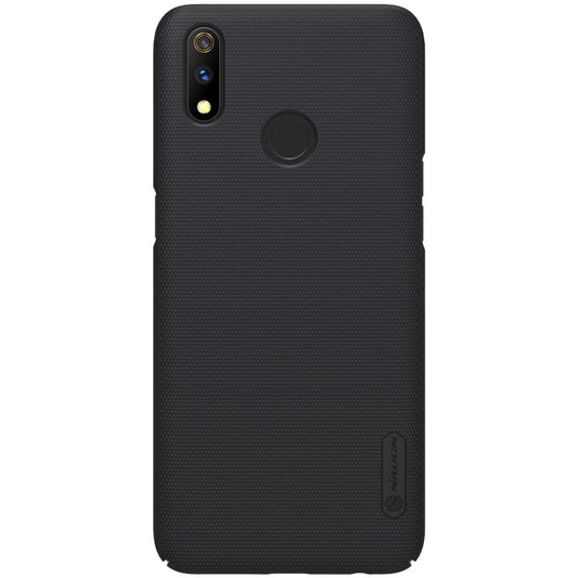 Nillkin Super Frosted Shield – Dėklas, skirtas Realme 3 Pro (Realme X Lite) (Juoda)