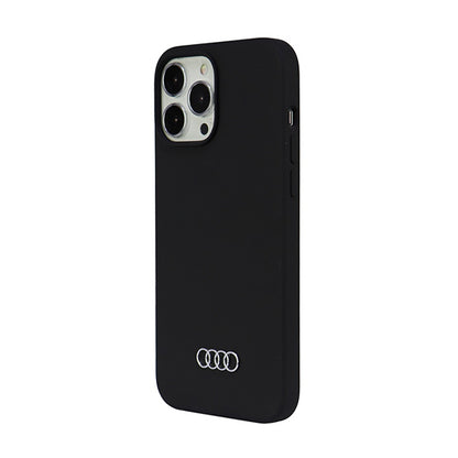 Audi silikoninis dėklas – dėklas, skirtas iPhone 13 Pro Max (Juoda)