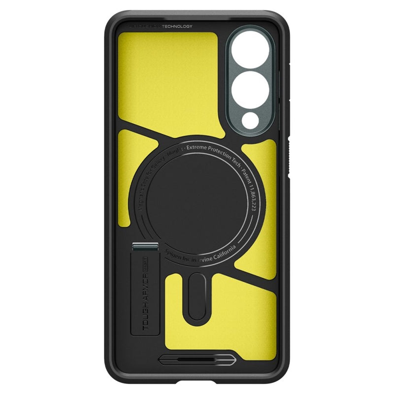 Spigen Tough Armor MagSafe – dėklas, skirtas Samsung Galaxy S25 Edge (Abyss Green)