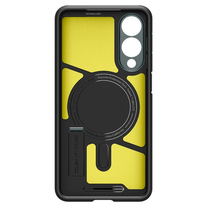 Spigen Tough Armor MagSafe – dėklas, skirtas Samsung Galaxy S25 Edge (Abyss Green)