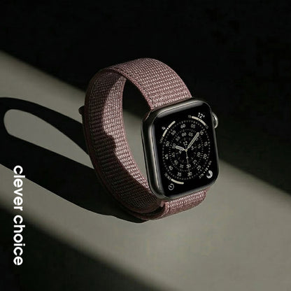 Crong Nailono - Sportinis dirželis, skirtas Apple Watch 38/40/41/42 mm (Smokey Mauve)