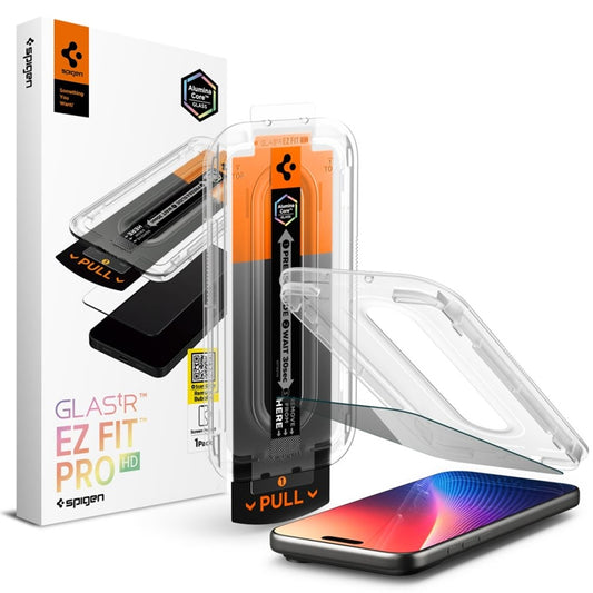 Spigen GLAS.TR EZ Fit Pro Privacy - Grūdintas stiklas privatumui, skirtas iPhone 17 Pro Max / 16 Pro Max