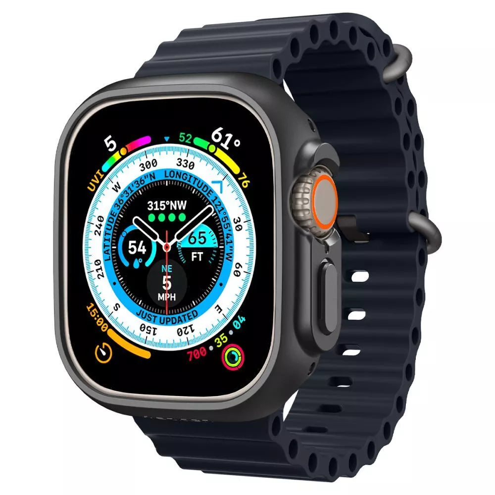 Spigen Thin Fit – dėklas skirtas „Apple Watch Ultra 49 mm“ (juodas)