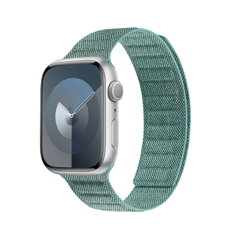 Crong Melange - Magnetinis dirželis, skirtas Apple Watch 44/45/46/49 mm (turkio spalvos melange)