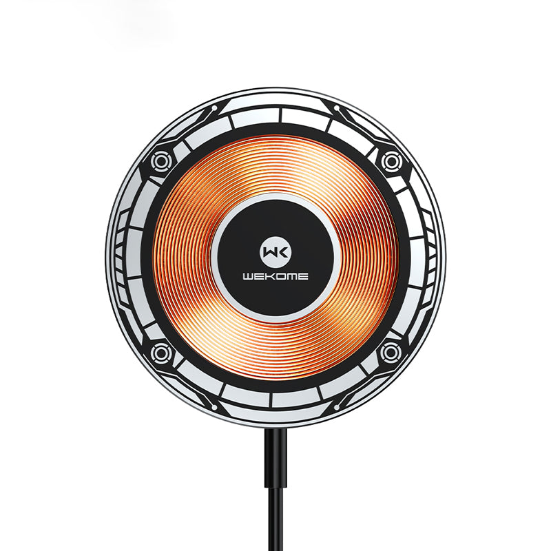 WEKOME WP-U99 Vanguard serija – „MagSafe“ 15W indukcinis įkroviklis (Juodas)
