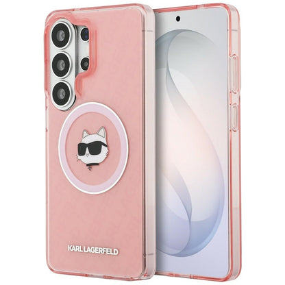 Karl Lagerfeld IML kartotoji Choupette MagSafe - Samsung Galaxy S26 Ultra dėklas (rožinis)