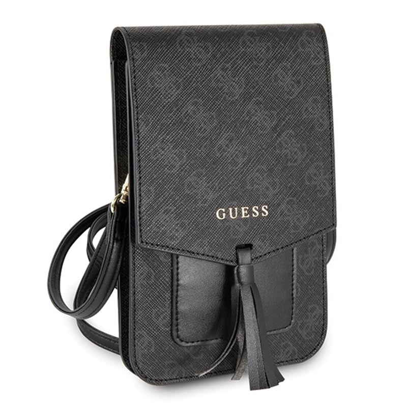 Guess 4G Uptown Wallet dėklas (juodas)