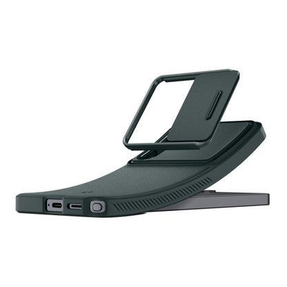 Spigen Optik Armor – dėklas, skirtas Samsung Galaxy S26 Ultra (Abyss Green)