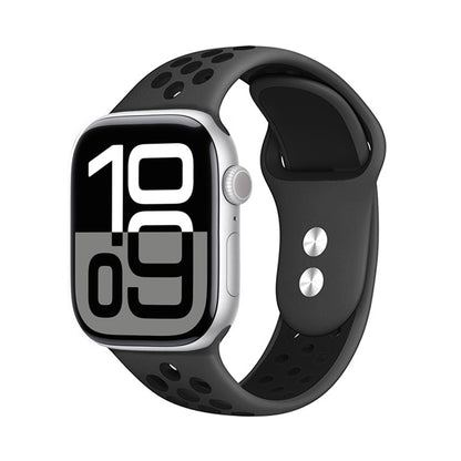 Crong Duo Sport - Apple Watch apyrankė 38/40/41/42 mm (pilka/juoda)