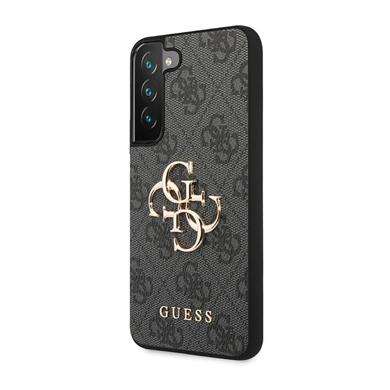 Guess 4G Big Metal Logo – Dėklas Samsung Galaxy S23 (pilkas)