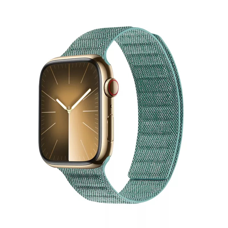 Crong Melange – magnetinis dirželis, skirtas „Apple Watch“ 44/45/46/49 mm (tirkio melanžas)