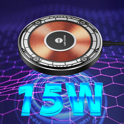 WEKOME WP-U99 Vanguard serija – „MagSafe“ 15W indukcinis įkroviklis (Juodas)