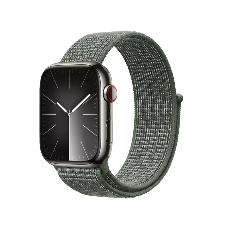 Crong Nylon - Apple Watch Sport Band 38/40/41/42 mm (Karinė žalia)