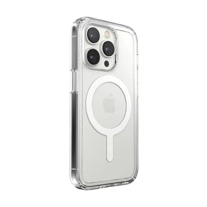 Speck Gemshell + MagSafe – dėklas iPhone 14 Pro su MICROBAN danga (skaidrus)