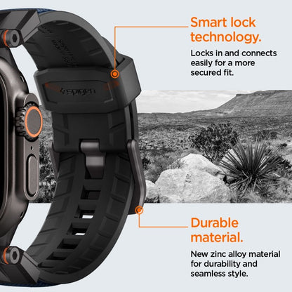 Spigen DuraPro Armor – apyrankė skirta Apple Watch 44/45/46/49 mm (tamsiai mėlyna)