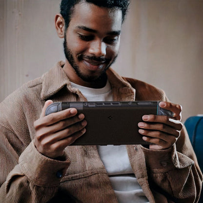 Spigen Nano Pop - Dėklas Nintendo Switch 2 (Juodasis sezamas)