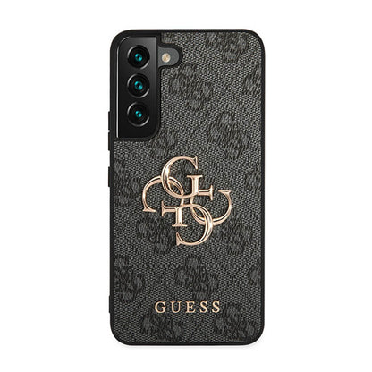 Guess 4G Big Metal Logo – Dėklas Samsung Galaxy S23 (pilkas)